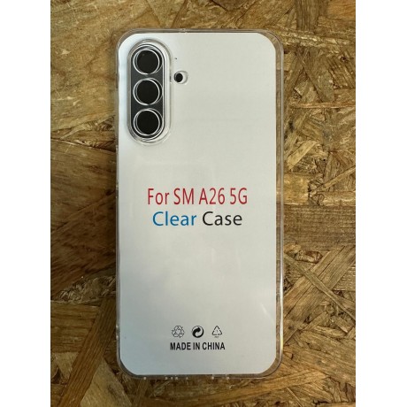 Capa de Silicone Transparente Samsung A26 5G / Samsung SM-A266E