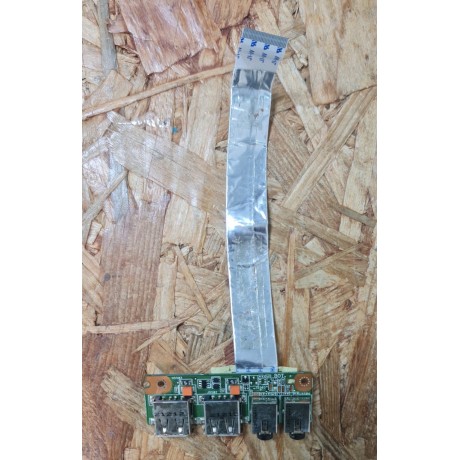 Placa USB Board C/ Jack Áudio Asus X53S Recondicionado Ref: K53SV IO BOAR
