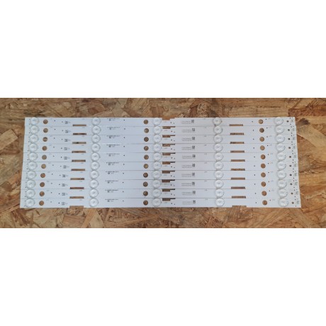 Kit Barra LED Sharp LC-55UI7252E Recondicionado Ref: RF-AJ550E30-0501S-04 A7