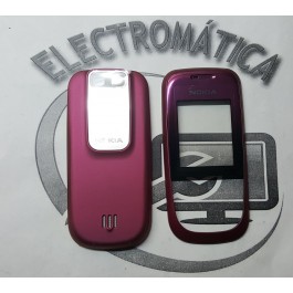 Capa Frontal e Tampa de Bateria Nokia 2680 Rosa Original