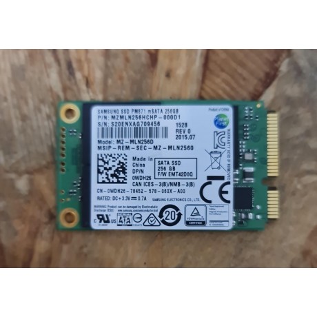 Disco Rigido mSATA 256GB Samsung Recondicionado Ref: MZMLN256HCHP-000D1