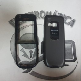 Capa Nokia 3120c Frontal + Tampa de Bateria Cinza