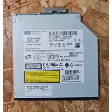 Leitor DVD HP Compaq NC6120 Recondicionado Ref: UJ-822B