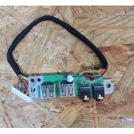 Placa USB C/ Jack de Audio Toshiba Satellite SPM30 Recondicionado Ref: 01-01000196-00