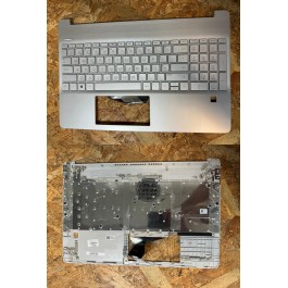 Teclado C/ Cover Completo Cinza HP 15-DY Series Recondicionado Ref: L63578-131