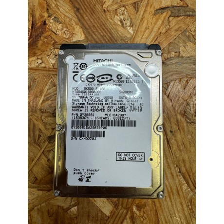 Disco Rigido 160Gb Hitachi SATA 2.5 Recondicionado Ref: 5K500.B160