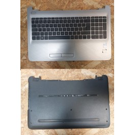Bottom Cover & Teclado C/ Cover Cinza HP Pavilion 15-AC12DX Recondicionado Ref: 813939-001 / FA1EM000630
