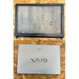 Back Cover LCD & Bezel Sony Vaio VGN-FS215B Recondicionado Ref: 2-546-195 / 2-546-207