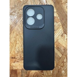 Capa de Silicone Preta Xiaomi Redmi Note 14 5G / Xiaomi 24094RAD4G