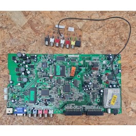 Motherboard C/ AV Board JVC LT23C50BU Recondicionado Ref: 17MB08P-3 / 17FAV08-1