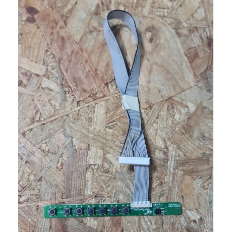 Placa Botões ON/OFF C/ Sensor IR TV eSmart Mide32 Recondicionado Ref: 32S6-KEY&IR V4