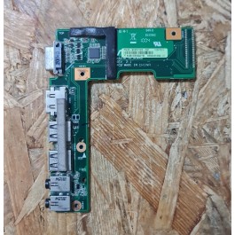 USB Board C/ Jack Audio & VGA Asus K52J Recondicionado Ref: 69N0GUB10D02