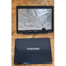 Back Cover LCD & Bezel Toshiba Satellite A200-286 Recondicionado Ref: AP019000P00 / AP019000100