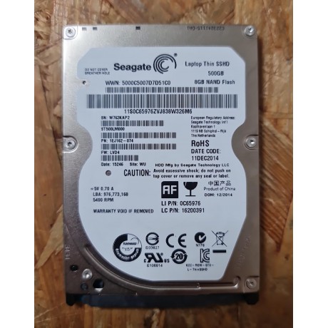 Disco Rigido 500GB Seagate SATA 2.5 Recondicionado Ref: ST500LM00