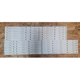 Kit Barra LED Philips 49PUH4900/88 Recondicionado Ref: EVTLBM490E0601-AK-3