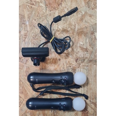 Pack 2 Comandos Move & Câmera Playstation 3