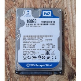 Disco Rigido 160GB WD SATA 2.5 Recondicionado Ref: WD1600BEVT-00A23T0