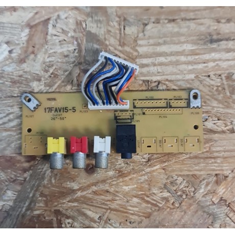 Placa RCA C/ Jack de Audio Sanyo CE22HW06 Recondicionado Ref: 17FAV15-5