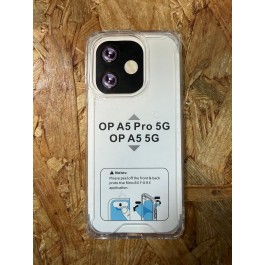 Capa de Silicone Transparente Rigida Oppo A5 Pro 5G / Oppo A5 5G