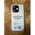 Capa de Silicone Transparente Rigida Oppo A5 Pro 5G / Oppo A5 5G