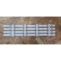 Kit de Barras de Led LG 39LB650V Recondicionado Ref: LG Innotek DRT 3.0 39"_A type Rev00 / LG Innotek DRT 3.0 39"_B type Rev00