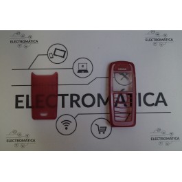 Capa Nokia 3100 Frontal & Tampa de Bateria Original Vermelho