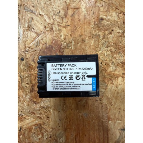 Bateria P/ Câmera de Filmar Sony NP-FH60 / Sony NP-FH70 Compatível