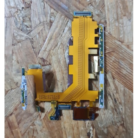 Flex Botões ON / OFF & Volume C/ Microfone Sony Xperia Z2 / Sony Xperia D6503 recondicionado