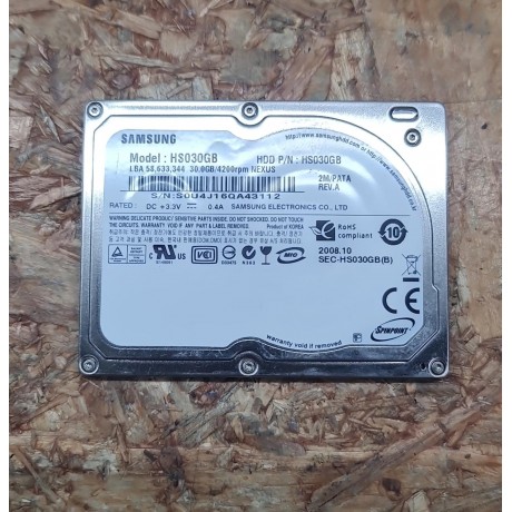 Disco Samsung 30Gb PATA Ref: HS030GB