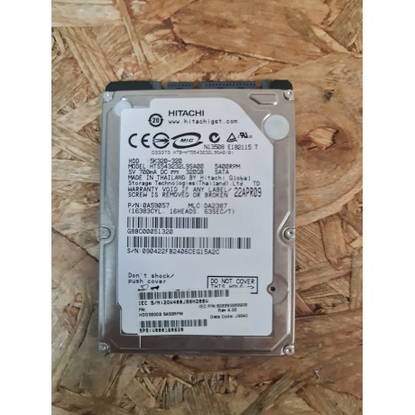 Disco Rigido 320Gb Hitachi SATA 2.5 Recondicionado Ref: HTS543232L9SA00