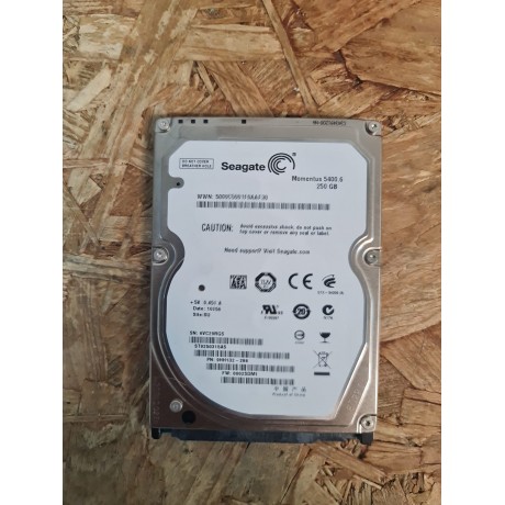 Disco Rigido 250GB Seagate SATA 2.5 Recondicionado Ref: 9HH132-286