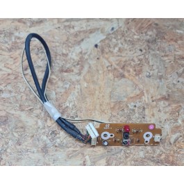 Botão ON/OFF C/ Sensor IR Samsung LE32A336J1N Recondicionado Ref: BN41-00850A