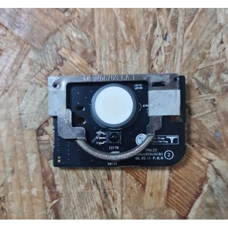 Botão ON/OFF C/ Sensor IR LG 32LF2510 Recondicionado Ref: EAX44059405(0)