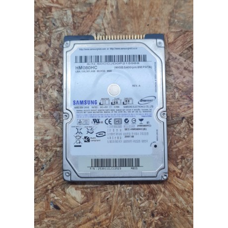 Disco Rigido 250GB Western Digital SATA 2.5 Recondicionado Ref: WD2500BEVT