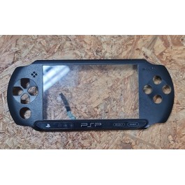Tampa Frontal Preta PSP E1004 Recondicionado