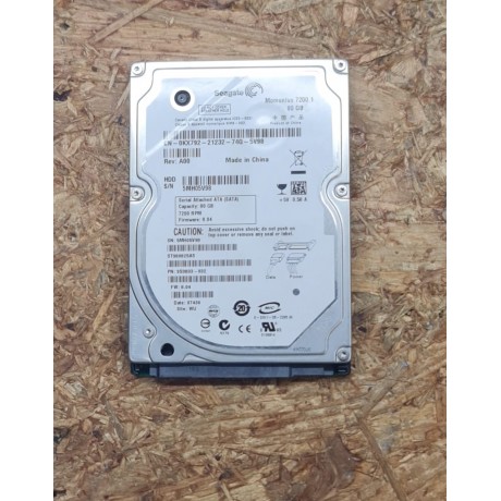 Disco Rigido 80Gb Seagate SATA 2.5 Recondicionado Ref: ST980813ASG