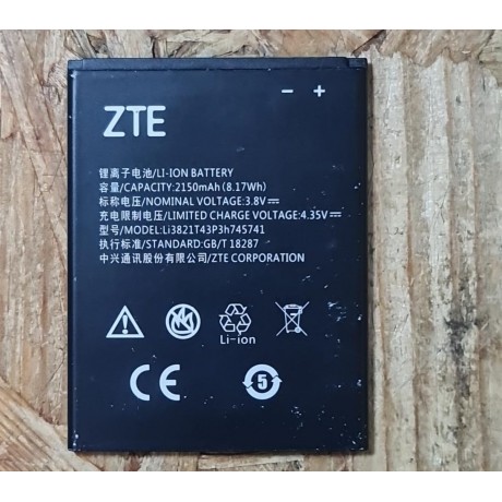 Bateria NOS Novu II / ZTE Blade L5 Plus Recondicionado Ref:Li3821T43P3h745741
