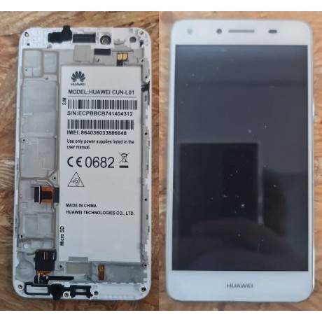 Modulo Completo Branco Huawei Ascend Y5 II Recondicionado (Nessesita Reset)