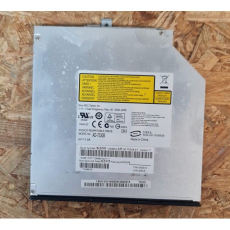 Leitor de DVD Acer Aspire 5315 Series Recondicionado Ref: AD-7530B