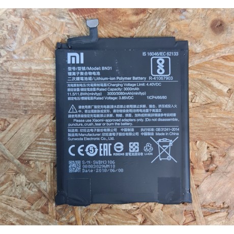 Bateria Xiaomi Redmi S2 / Xiami M1803E6G Recondicionado Ref: BN31