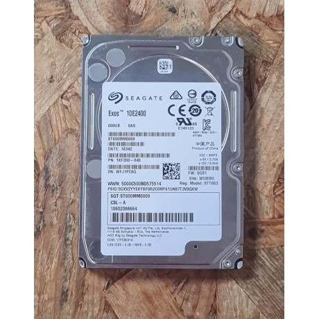 Disco Rigido 600GB Seagate SAS 2.5 Recondicionado Ref: ST600MM0009