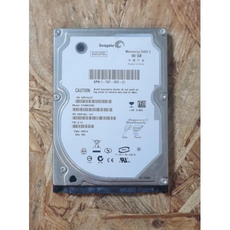 Disco Rigido 60GB Seagate SATA 2.5 Recondicionado Ref: ST96812AS