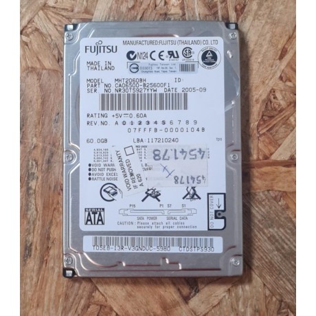 Disco Rigido 160Gb Fujitsu SATA 2.5 Recondicionado Ref: MHW2160BH