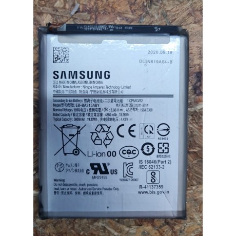 Bateria Samsung A31 / Samsung A315F Recondicionado Ref: EB-BA315ABY