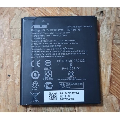Bateria Asus Zenfone ZB500KL / Asus X00BD Recondicionado Ref: B11P1602