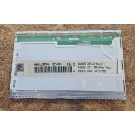 Display / LCD 14.0" HannStar Recondicionado Ref: HSD140PHW1 Rev: 0