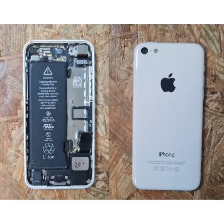 Chassi Completo Branco C/ Bateria Iphone 5C Iphone A1507 Recondicionado