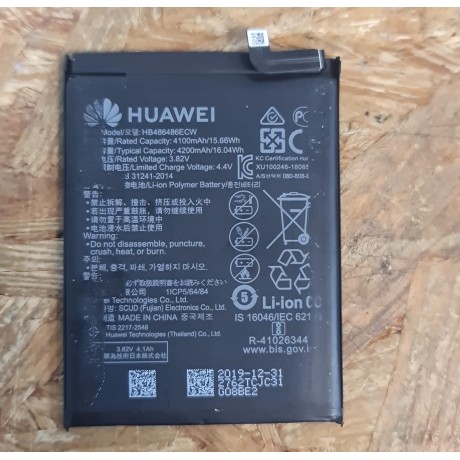 Bateria Huawei Mate 20 PRO / Huawei LYA-L21 Recondicionado Ref: HB486486ECW