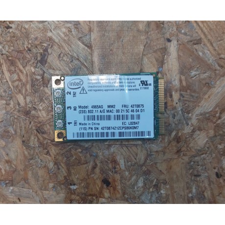 Placa Wireless Lenovo ThinkPad T61 Recondicionado Ref: 4965AG