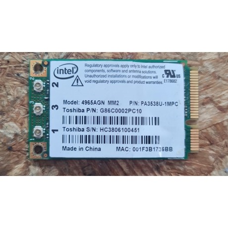 Placa Wireless Toshiba Satellite A215 Recondicionado Ref: K000056610